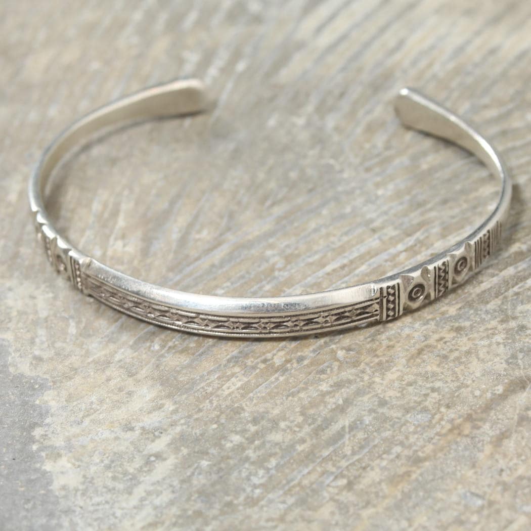 TOUAREG SILVER JEWELRY トゥアレグ シルバー ジュエリー POURE SILVER BANGLE シルバーバングル 5 シルバー