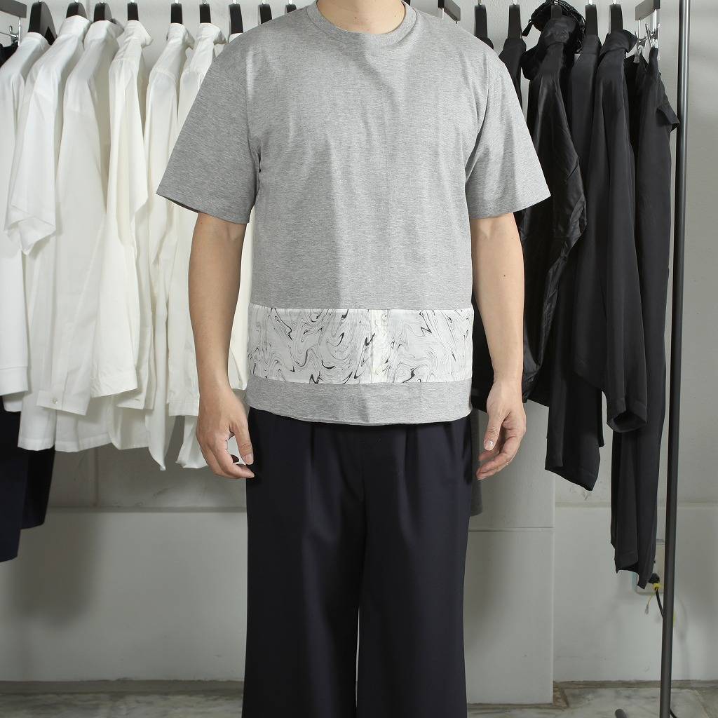 Casely Hayford ケイスリー ヘイフォード  切り返しTシャツ TONY HAWK グレー