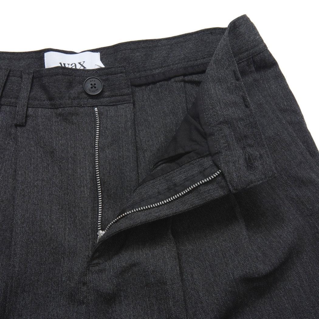 WAXLONDON ワックスロンドン RALEIGHT TROUSER CHEVRON ラレート ラウザーズ シェブロン ダークグレー WAXW00711 DARK GRAY