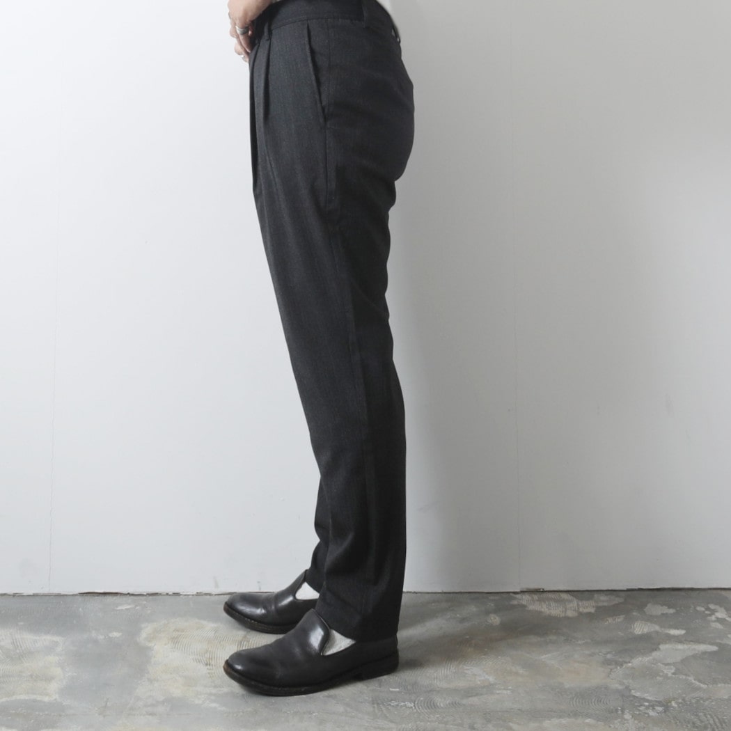 WAXLONDON ワックスロンドン RALEIGHT TROUSER CHEVRON ラレート ラウザーズ シェブロン ダークグレー WAXW00711 DARK GRAY