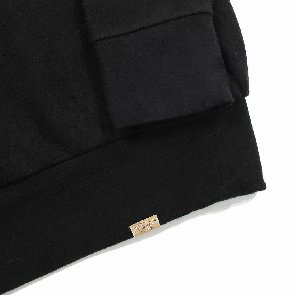 COLINA de passaros コリーナ スウェット オーバーサイズ ブラック フリーサイズ