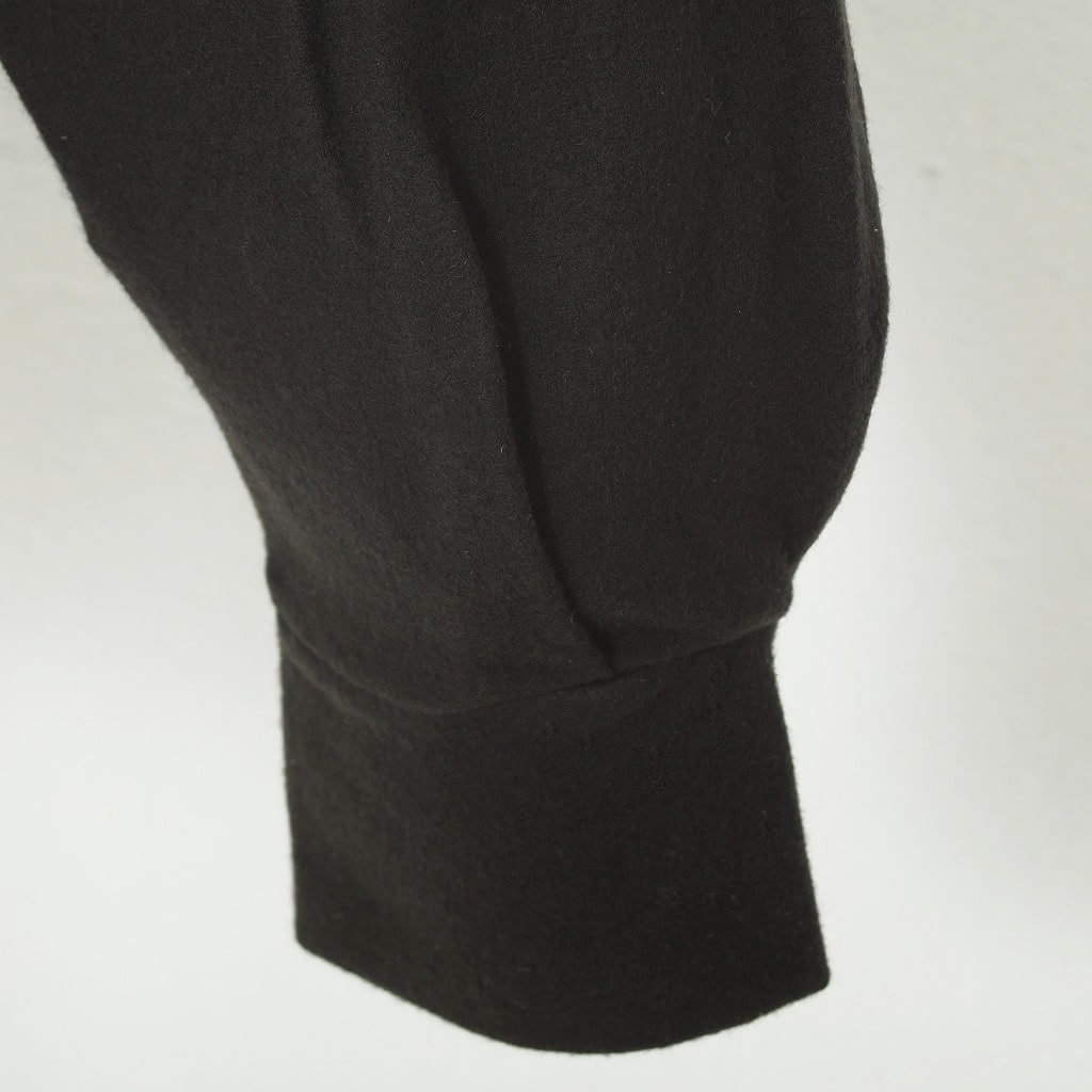 COLINA de passaros コリーナ タック スウェット Super 140s Washable Wool Tuck Sweat エボニー