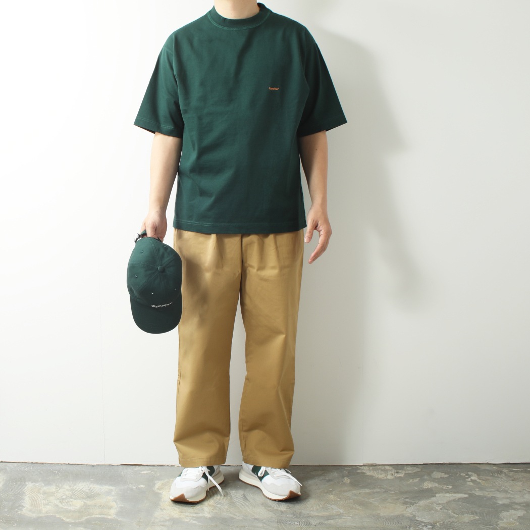 ジムフレックス Gymphlex クルーネック 半袖 ビッグ Tシャツ フォレストグリーン