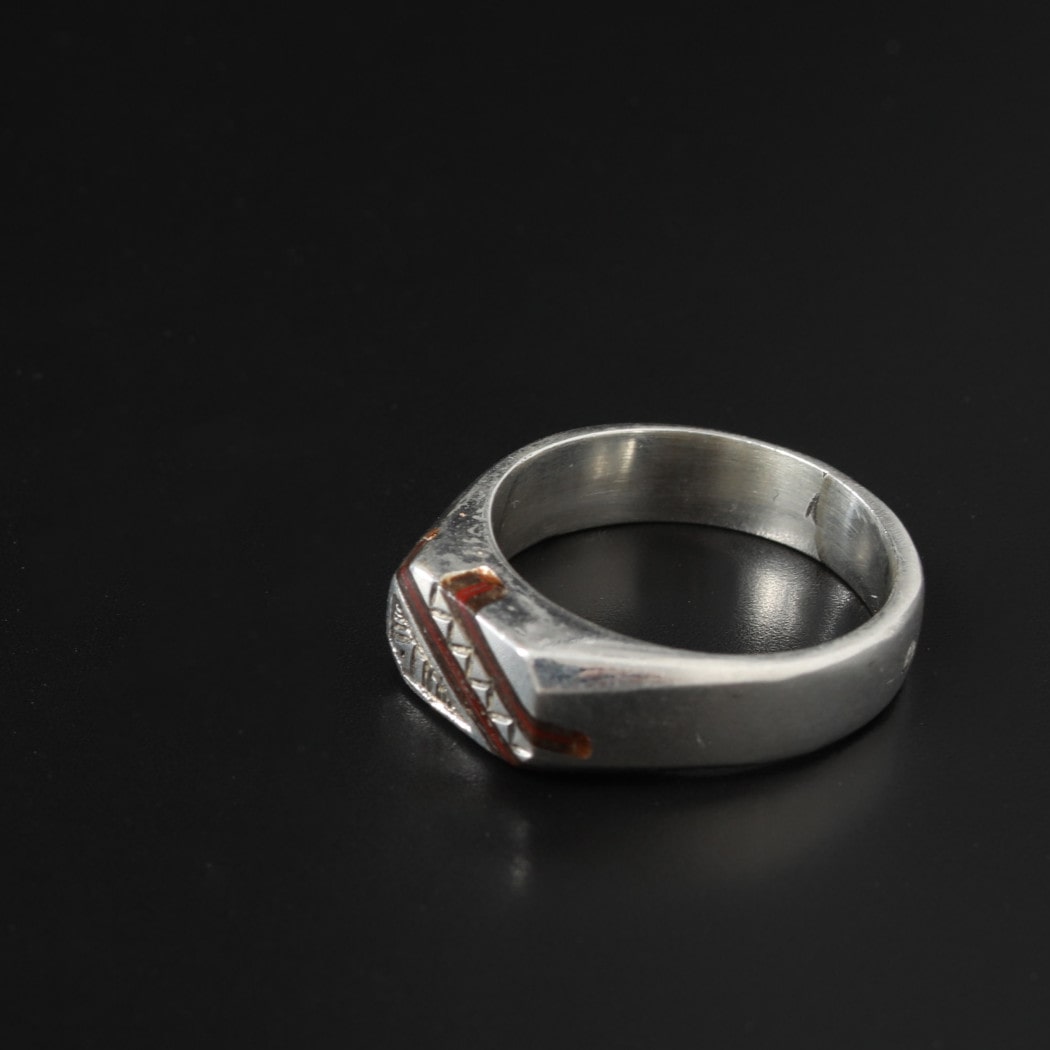 TOUAREG SILVER JEWELRY トゥアレグ シルバー ジュエリー シルバーリング ebony3 シルバー 19号