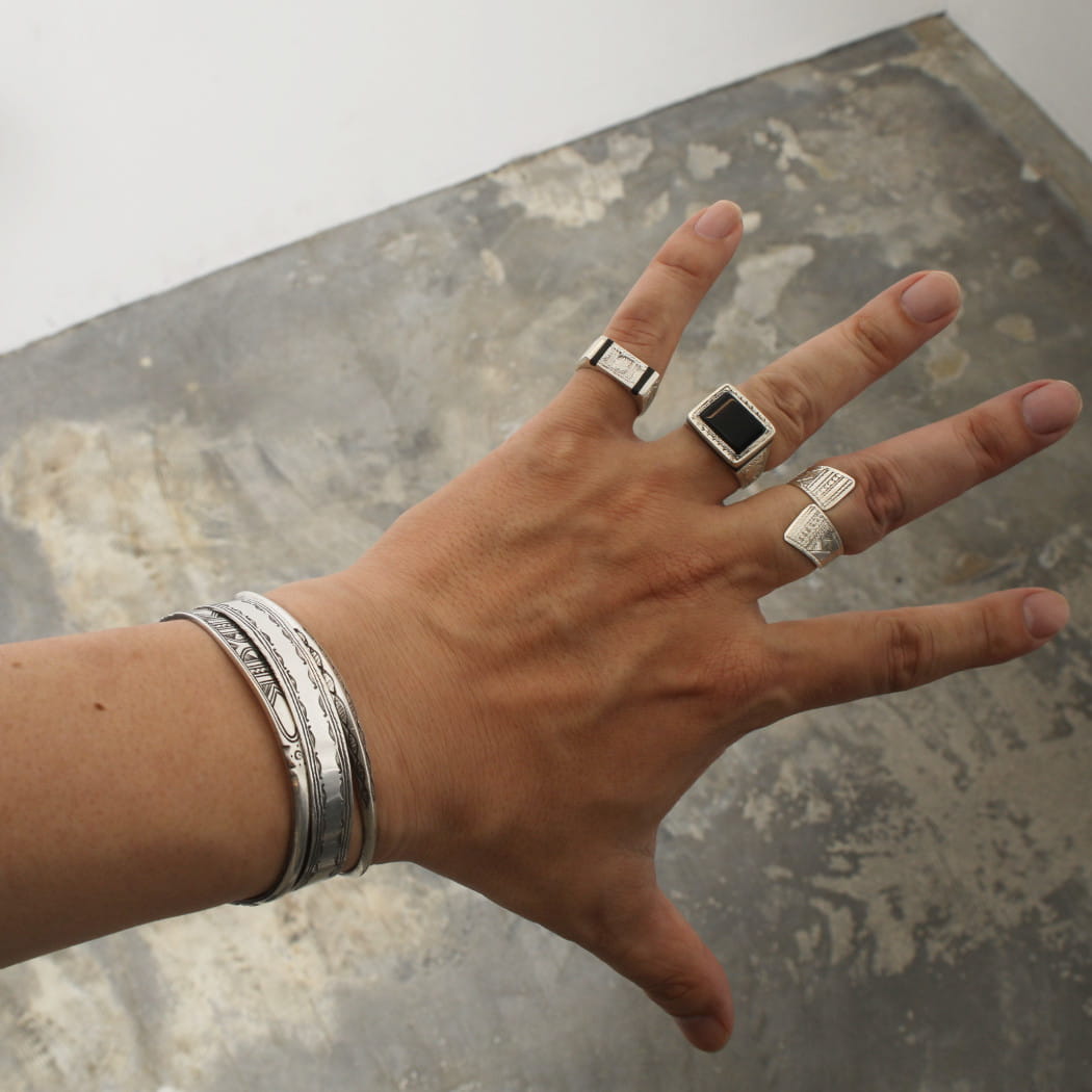 TOUAREG SILVER JEWELRY トゥアレグ シルバー ジュエリー オニキス