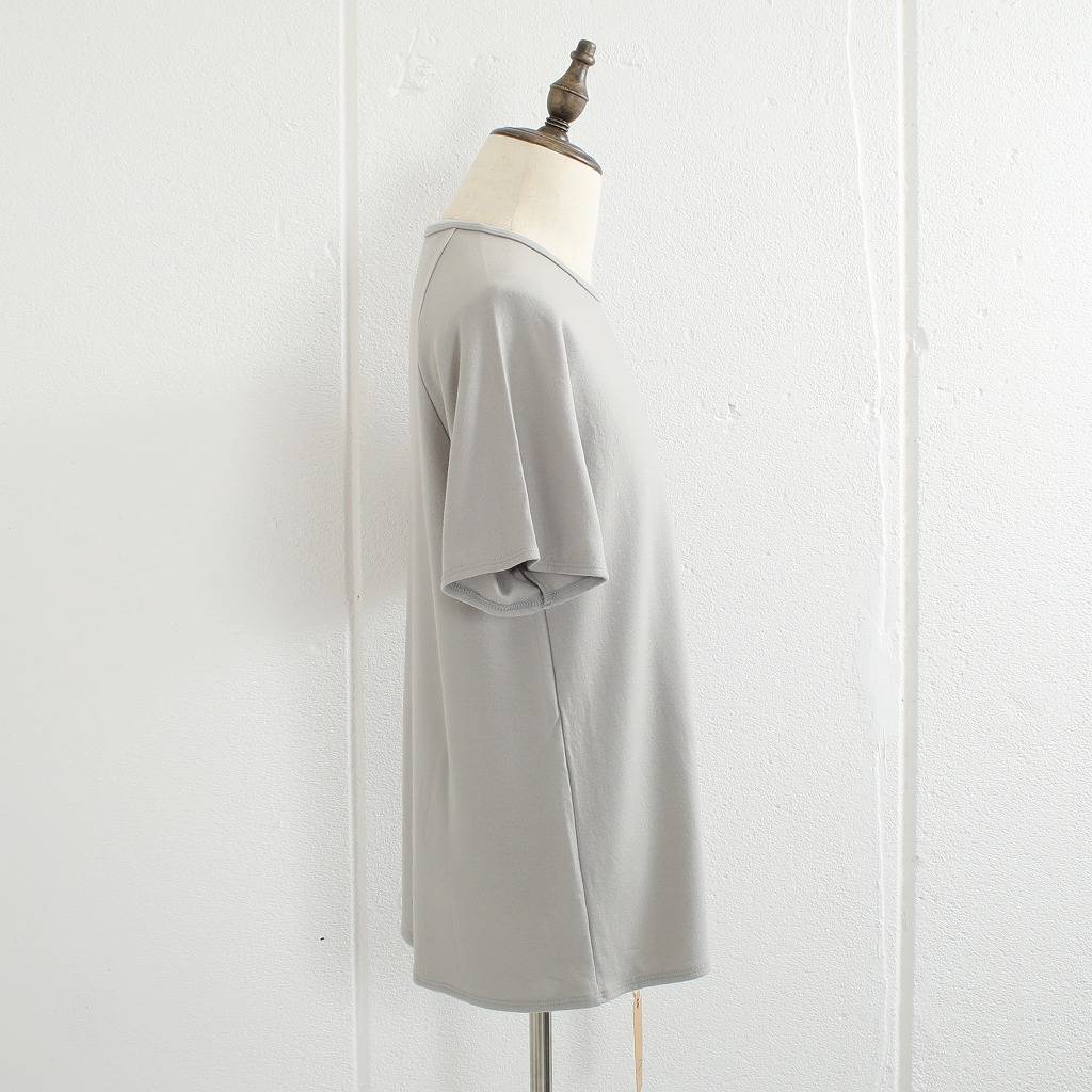 COLINA de passaros コリーナ Ｔシャツ スーパー140S ウール スピリットラグラン グレー
