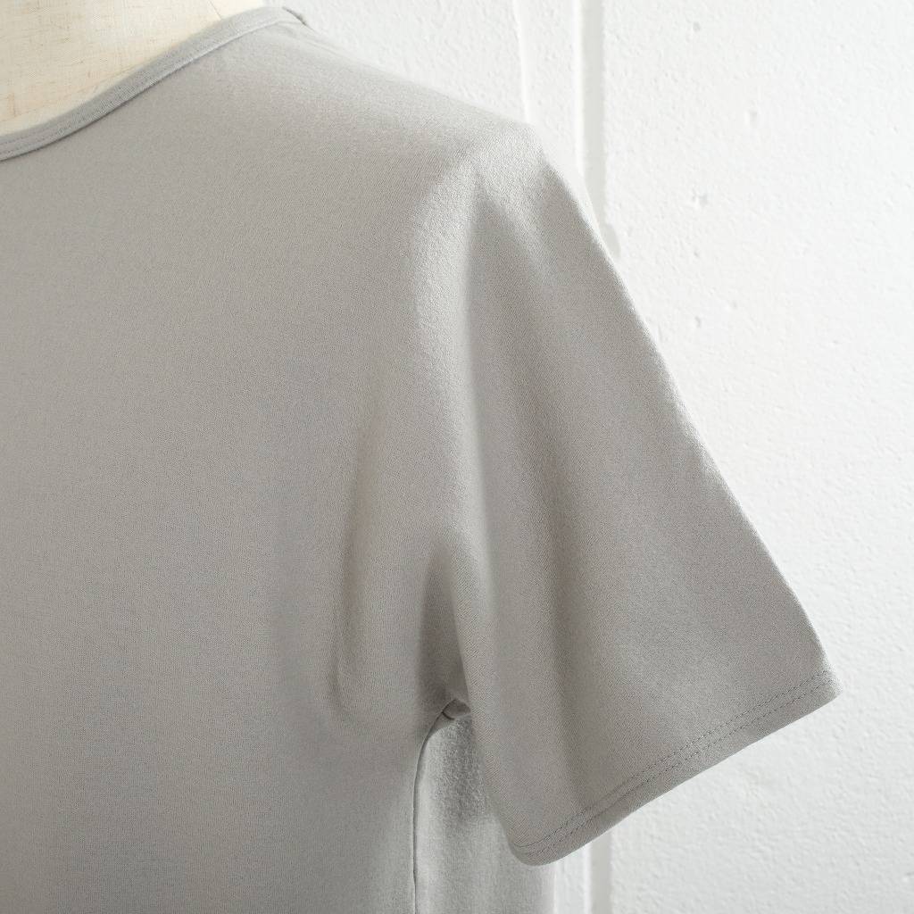 COLINA de passaros コリーナ Ｔシャツ スーパー140S ウール スピリットラグラン グレー