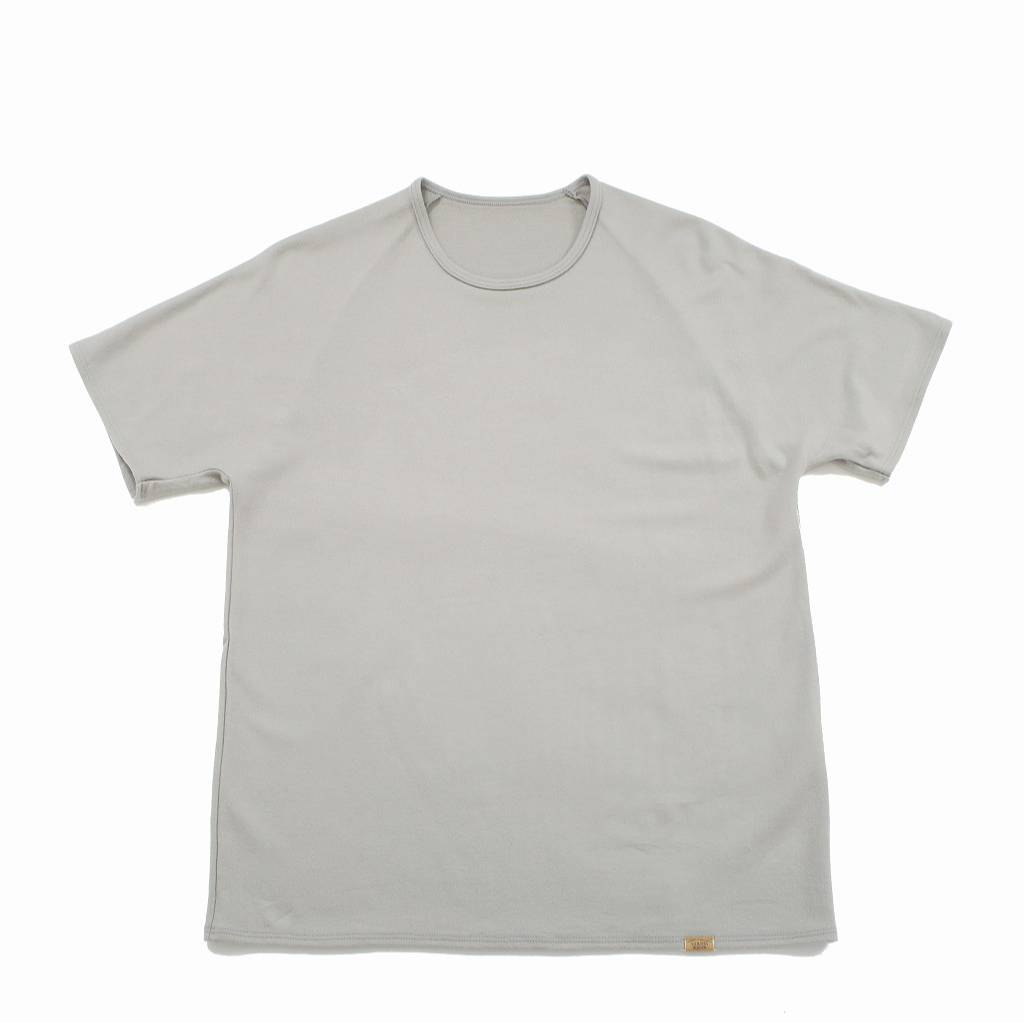 COLINA de passaros コリーナ Ｔシャツ スーパー140S ウール スピリットラグラン グレー