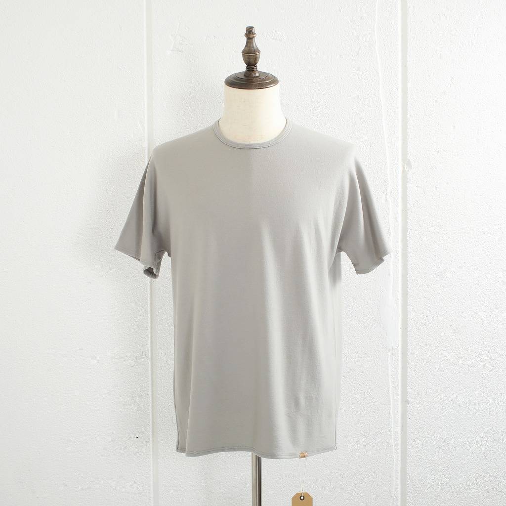 COLINA de passaros コリーナ Ｔシャツ スーパー140S ウール スピリットラグラン グレー