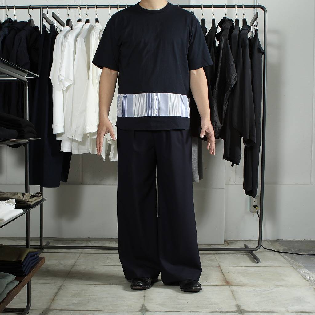 【SALE】Casely Hayford ケイスリー ヘイフォード  切り返しTシャツ TONY HAWK ネイビー