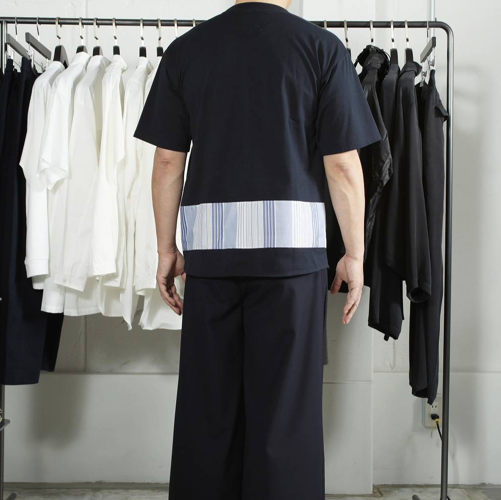 【SALE】Casely Hayford ケイスリー ヘイフォード  切り返しTシャツ TONY HAWK ネイビー