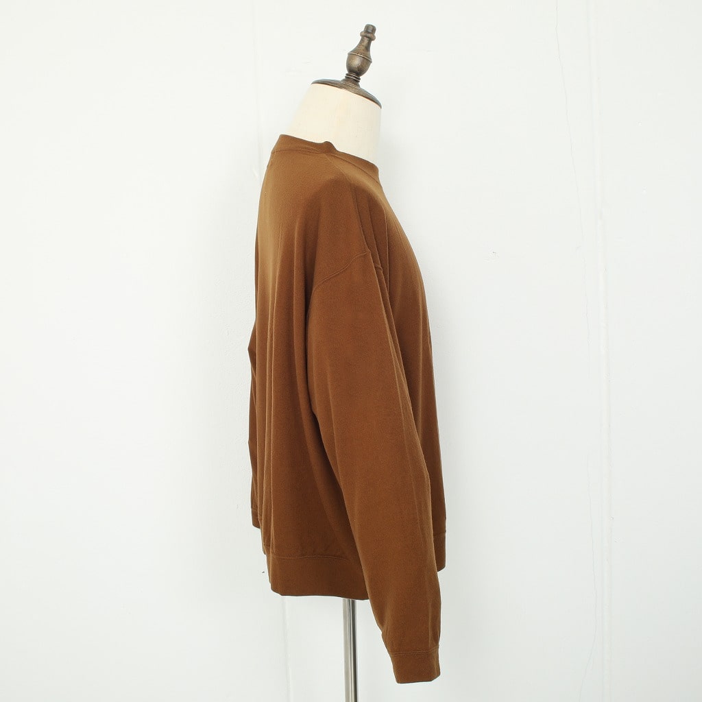 CAPERTICA カペルチカ MNスウェット 140s ウォッシャブルウール キャメル