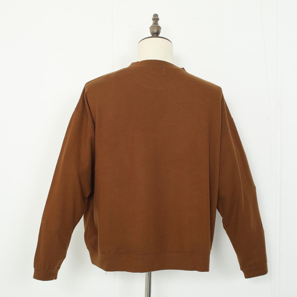 CAPERTICA カペルチカ MNスウェット 140s ウォッシャブルウール キャメル