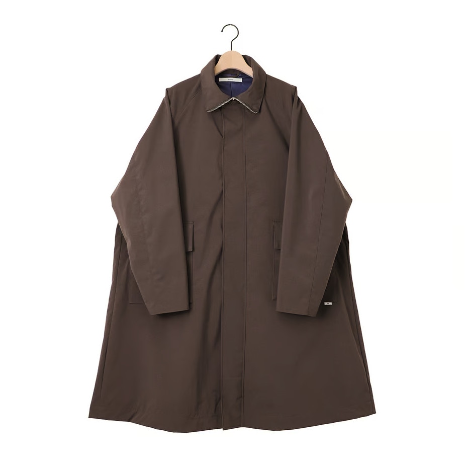 amne アンヌ ナイロン オックス カバードコート NYLON OX covered coat