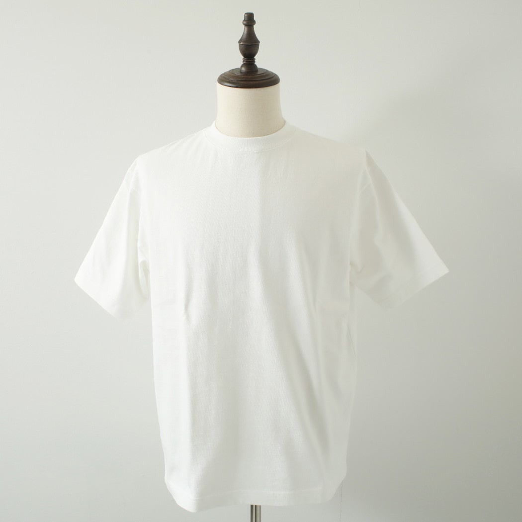CIOTA シオタ スビンコットン 度詰め 半袖Tシャツ ホワイト | ITEM