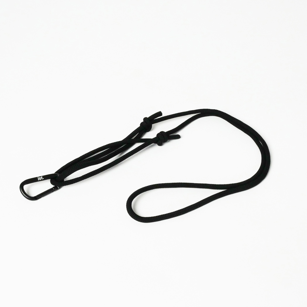 ist.イスト  Zファスナー ナイロン ウォレット マルチポーチ ist.-WA ブラック