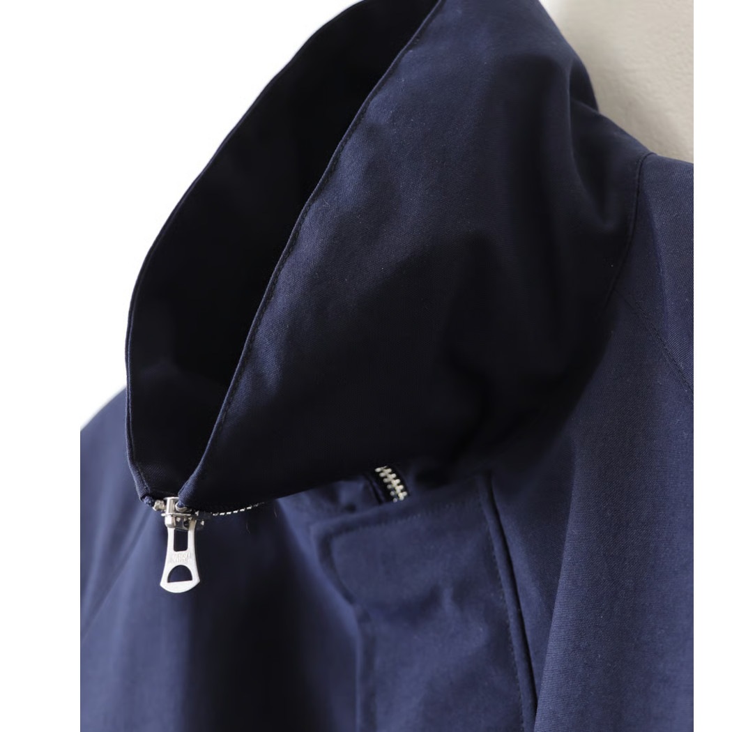 ヒ*ル様 【大特価】amne アンヌ ナイロンオックスカバードコート （ブラック amne アンヌ ナイロン オックス カバードコート NYLON OX covered coat