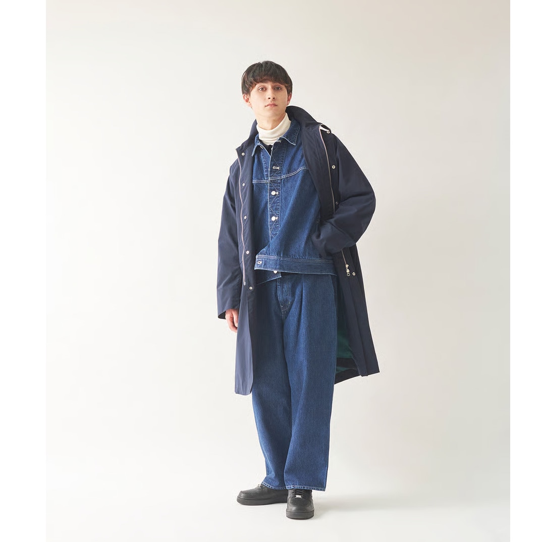 amne アンヌ ナイロン オックス カバードコート NYLON OX covered coat