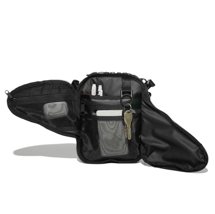 ist. イスト Zファスナー ショルダーバッグ サコッシュ ist.-SB  ブラック