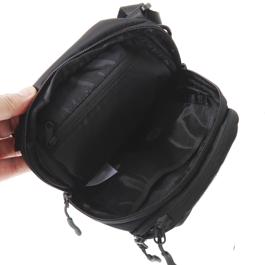 ist. イスト Zファスナー ショルダーバッグ サコッシュ ist.-SB  ブラック