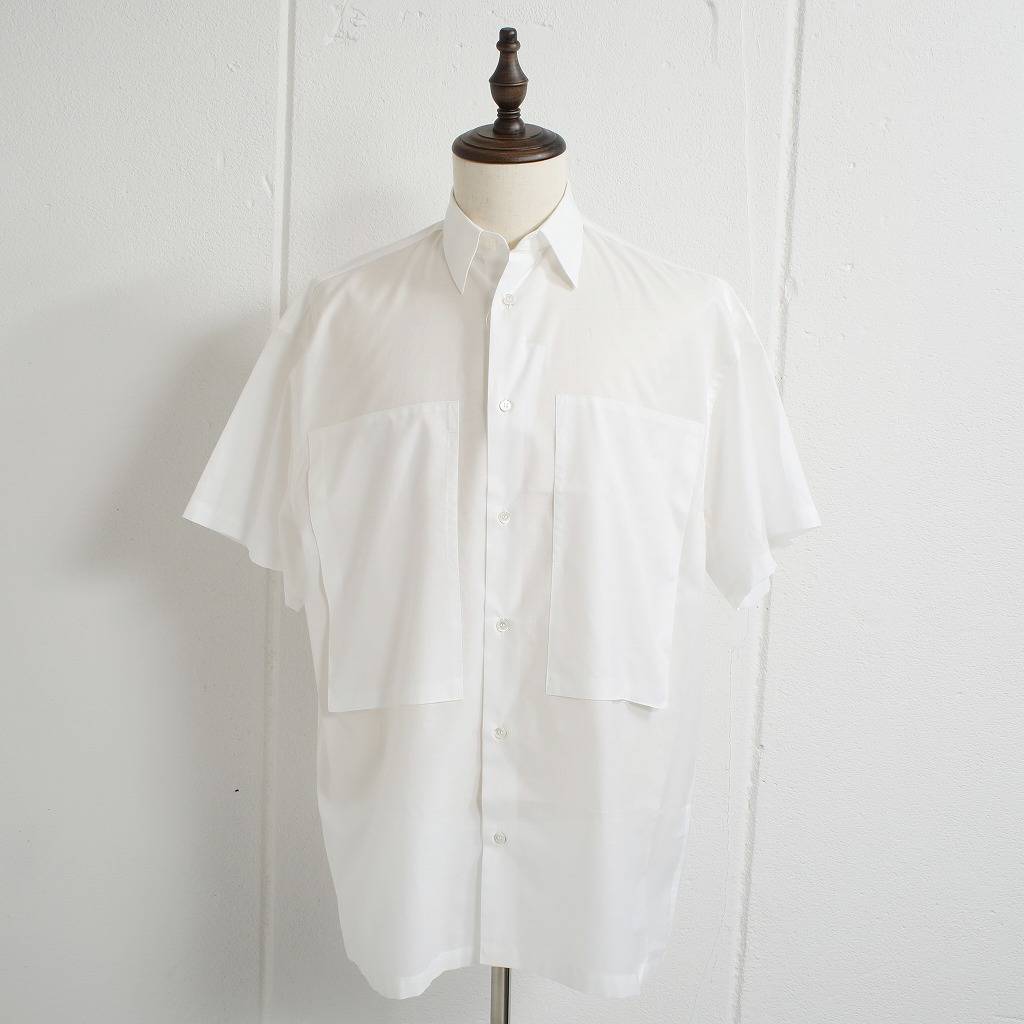 E.TAUTZ イートウツ ショートスリーブ シャツ ブロード SHORT SLEEVE LINEMAN SHIRT ホワイト