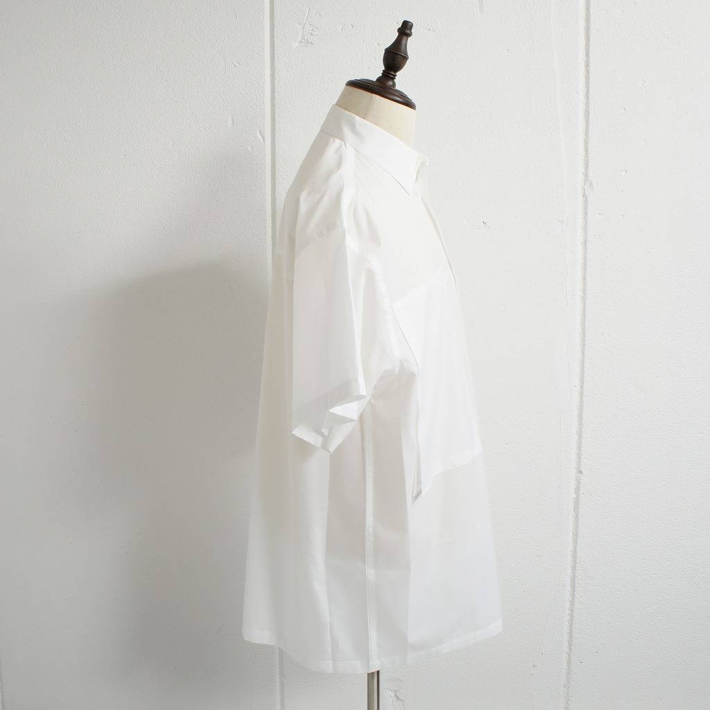 E.TAUTZ イートウツ ショートスリーブ シャツ ブロード SHORT SLEEVE LINEMAN SHIRT ホワイト