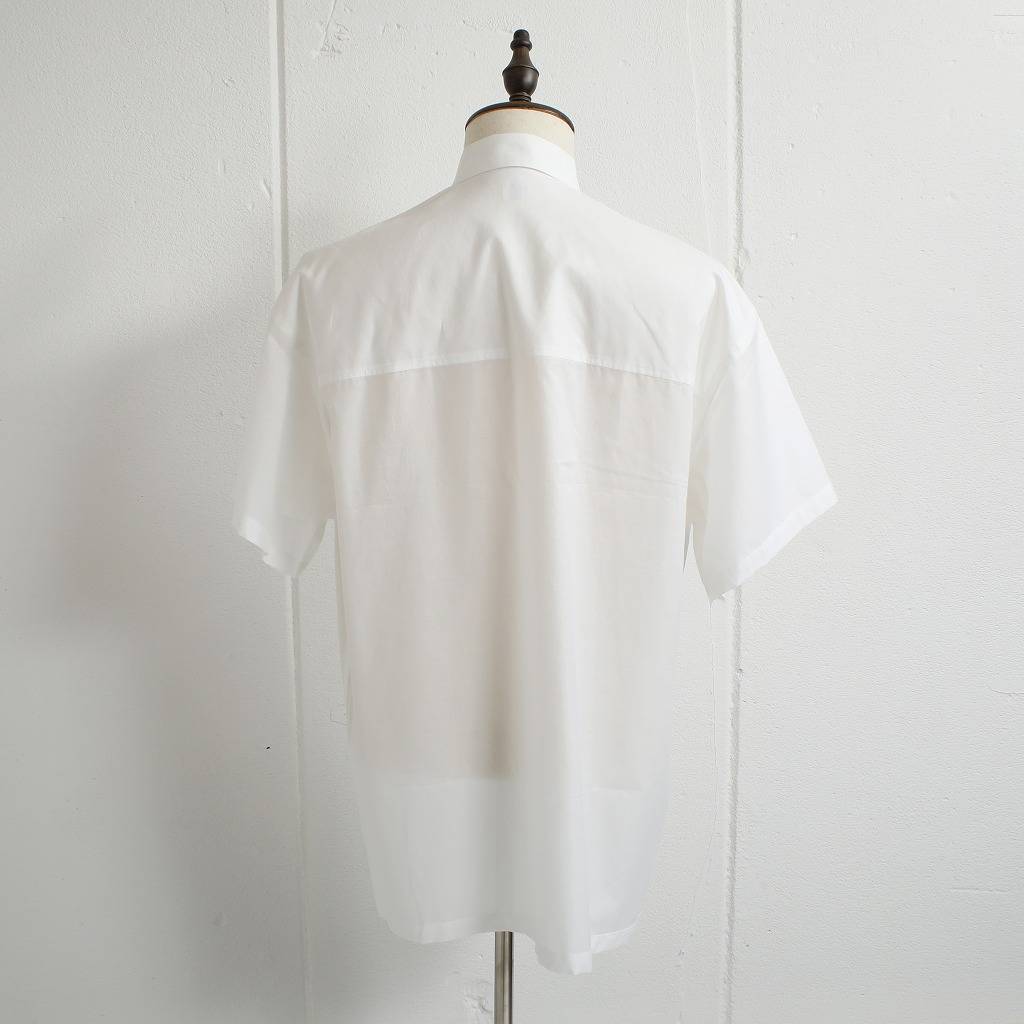 E.TAUTZ イートウツ ショートスリーブ シャツ ブロード SHORT SLEEVE LINEMAN SHIRT ホワイト