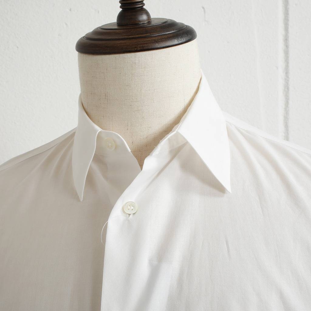 E.TAUTZ イートウツ ショートスリーブ シャツ ブロード SHORT SLEEVE LINEMAN SHIRT ホワイト