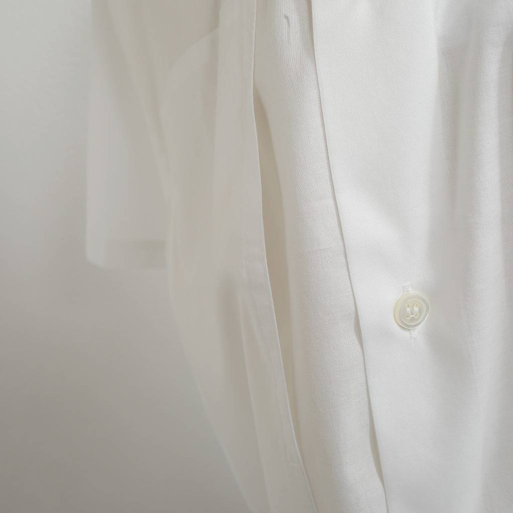 E.TAUTZ イートウツ ショートスリーブ シャツ ブロード SHORT SLEEVE LINEMAN SHIRT ホワイト