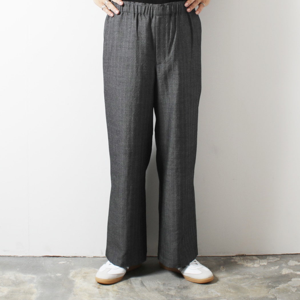 marka マーカ ウールサージ ワッシャータンブラー ワイドレッグ