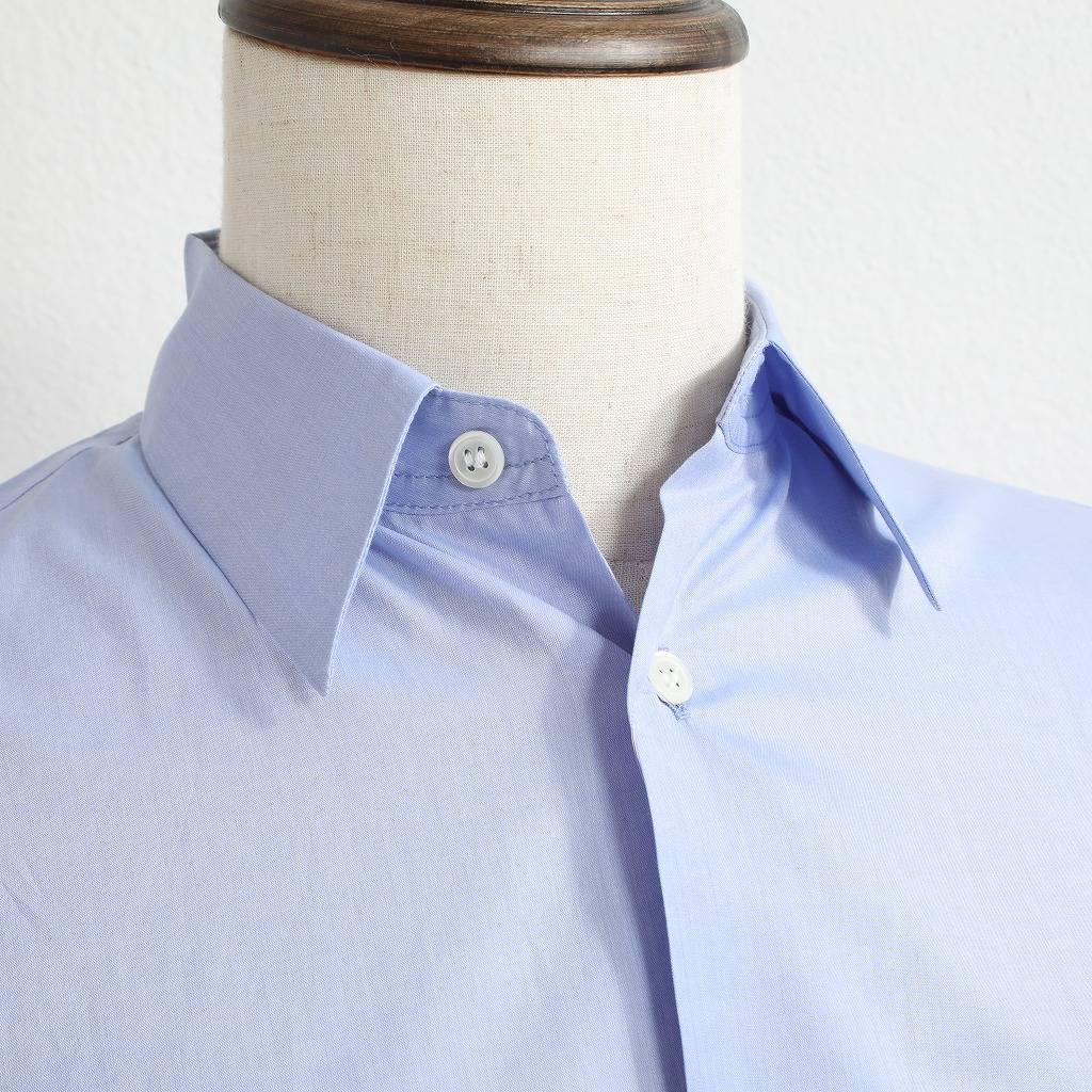 E.TAUTZ イートウツ ショートスリーブ シャツ ブロード SHORT SLEEVE LINEMAN SHIRT サックス