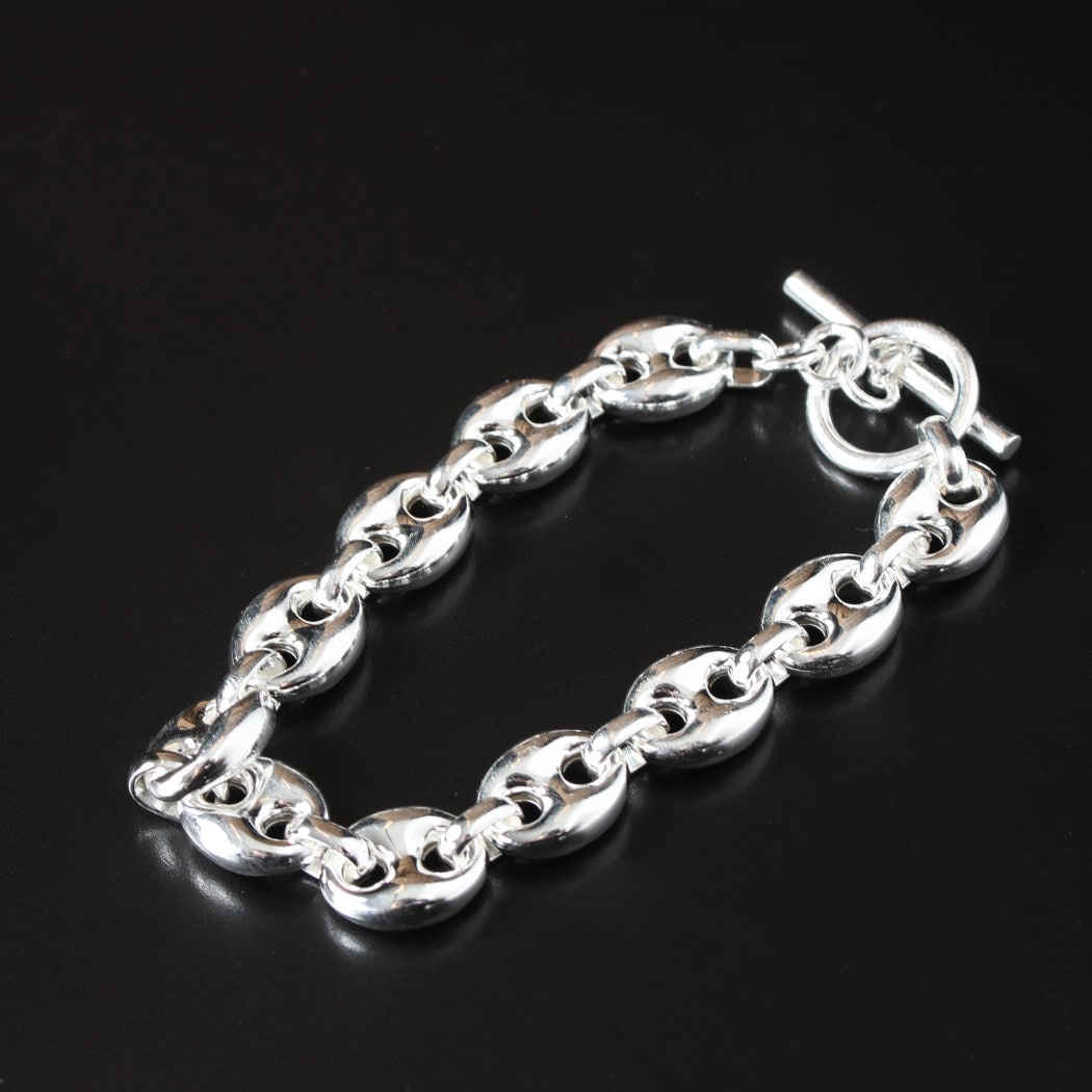 INTERIM インテリム マリーナ チェーン Tバー ブレスレット イタリアン