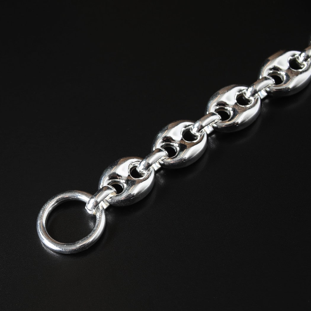 INTERIM インテリム マリーナ チェーン Tバー ブレスレット イタリアン シルバー925 グランド MARINA CHAIN T-BAR BRACELET SILVER925 GRAND シルバー