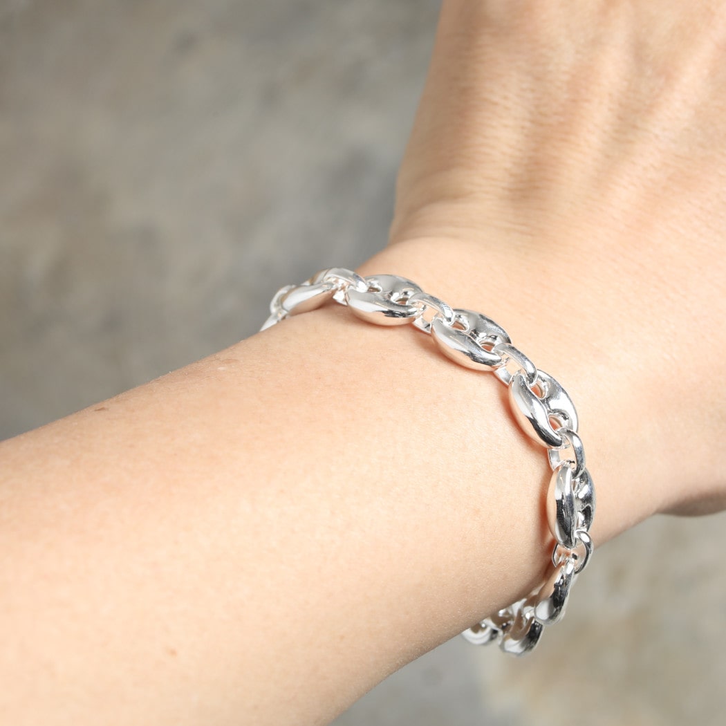 INTERIM インテリム マリーナ チェーン Tバー ブレスレット イタリアン