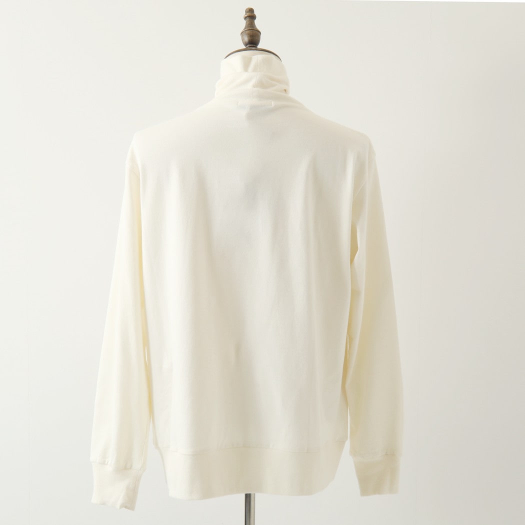 amne アンヌ ジャージ タートルネック ロンT JERSEY turtle tee IVORY