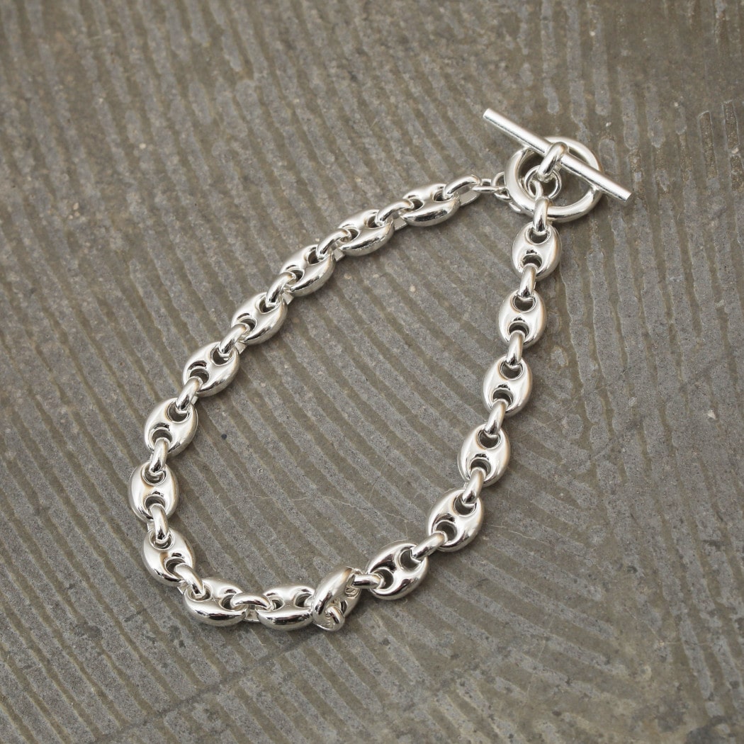 INTERIM インテリム マリーナ チェーン Tバー ブレスレット イタリアン