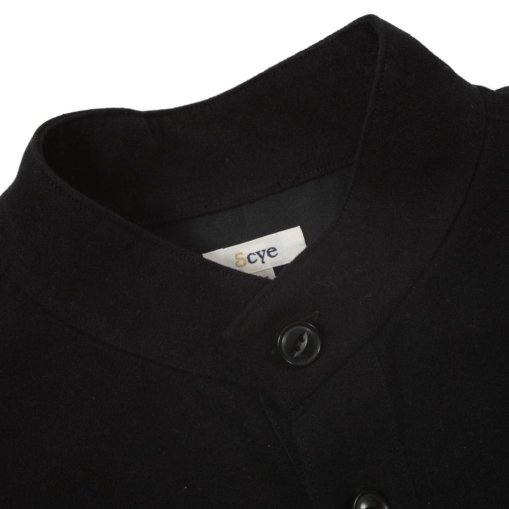 Scye 黒シャツ サイズ40 CTHY シャツ TPUオーバーサイズロングレギュラーシャツ メンズ