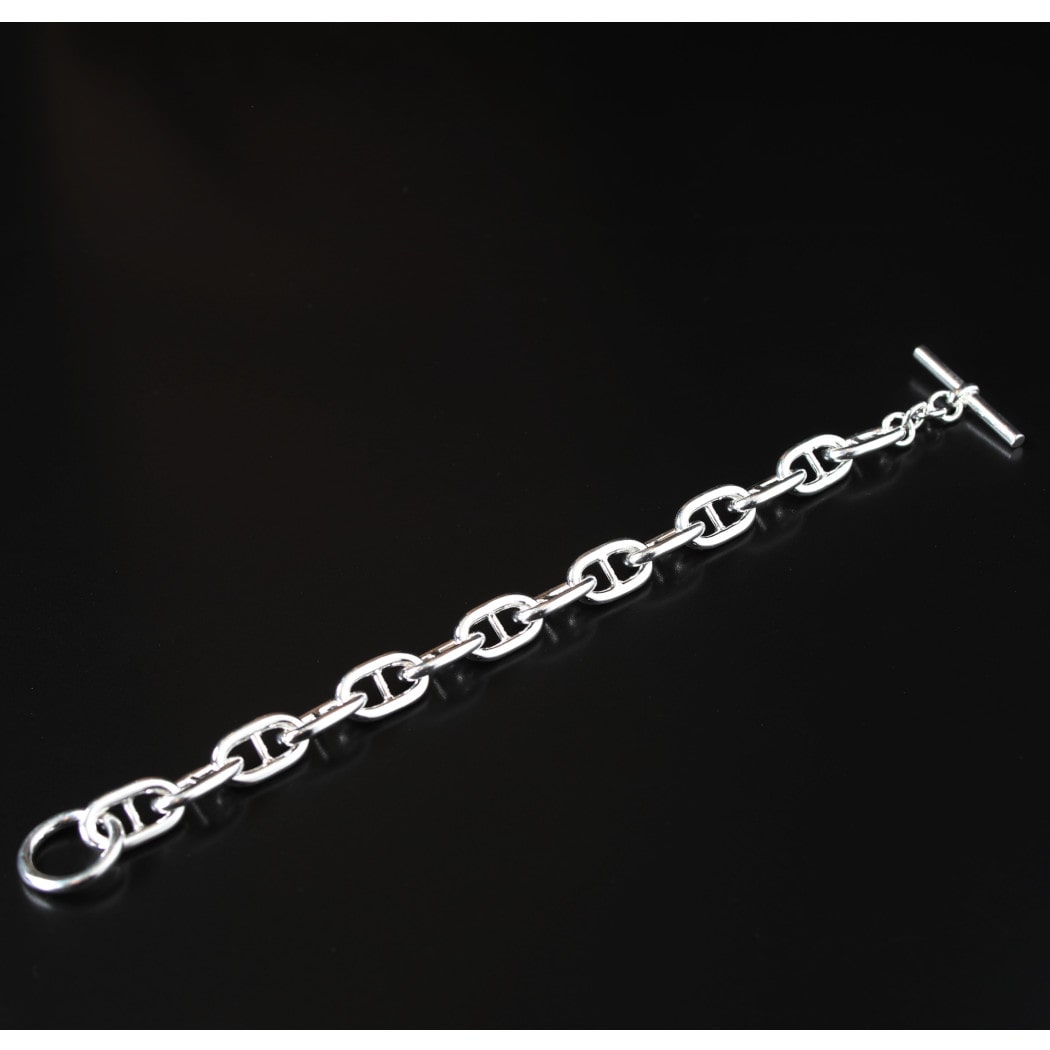 INTERIM インテリム アンカー チェーン Tバー ブレスレット イタリアン