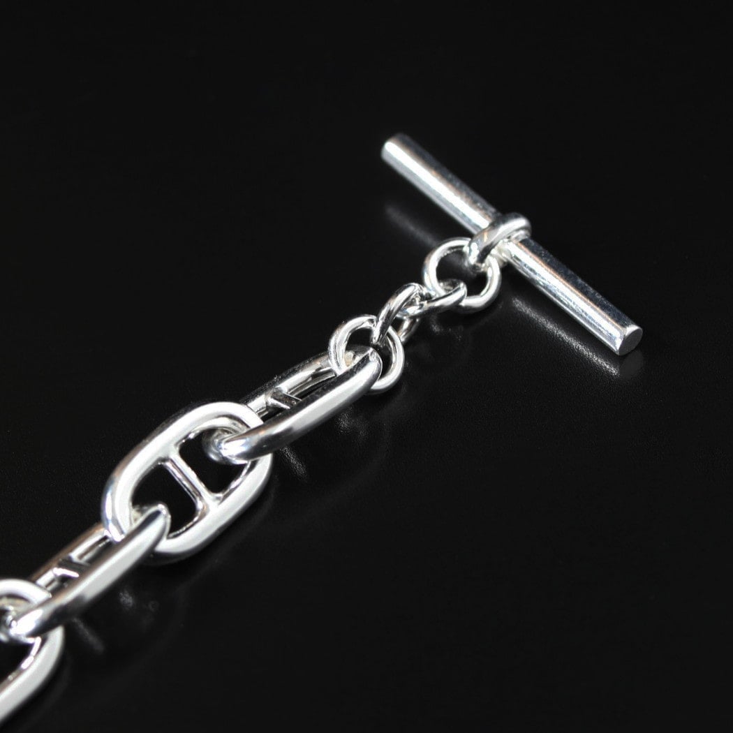 INTERIM インテリム アンカー チェーン Tバー ブレスレット イタリアン