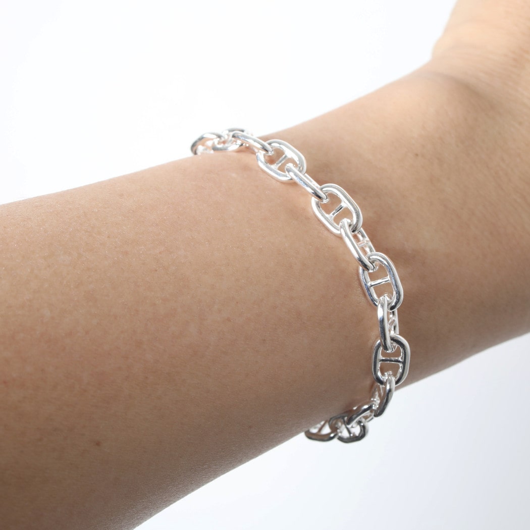INTERIM インテリム アンカー チェーン Tバー ブレスレット イタリアン シルバー925 プチ ANCHOR CHAIN T-BAR BRACELET SILVER925 PETIT シルバー