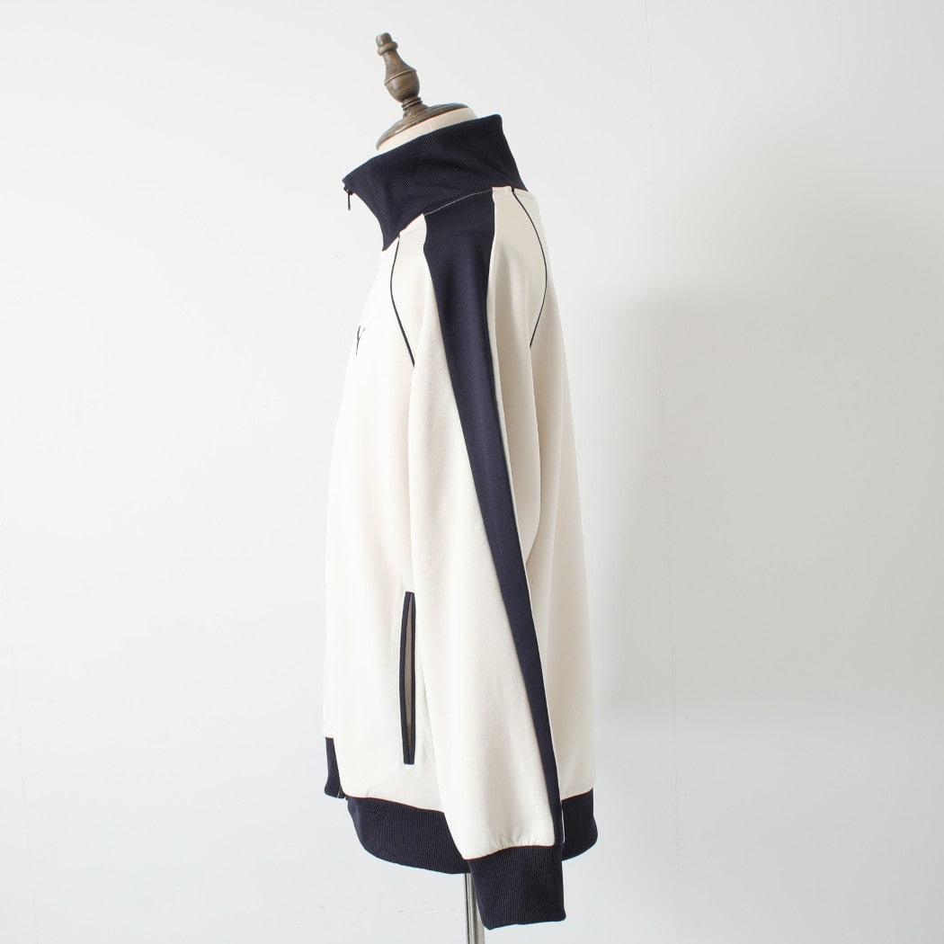 PUMA プーマ ユニセックス T7 トラック ジャケット ジェンダーレス ジャパンモデル ホワイト×ネイビー ALPINE SNOW-NEW NAVY