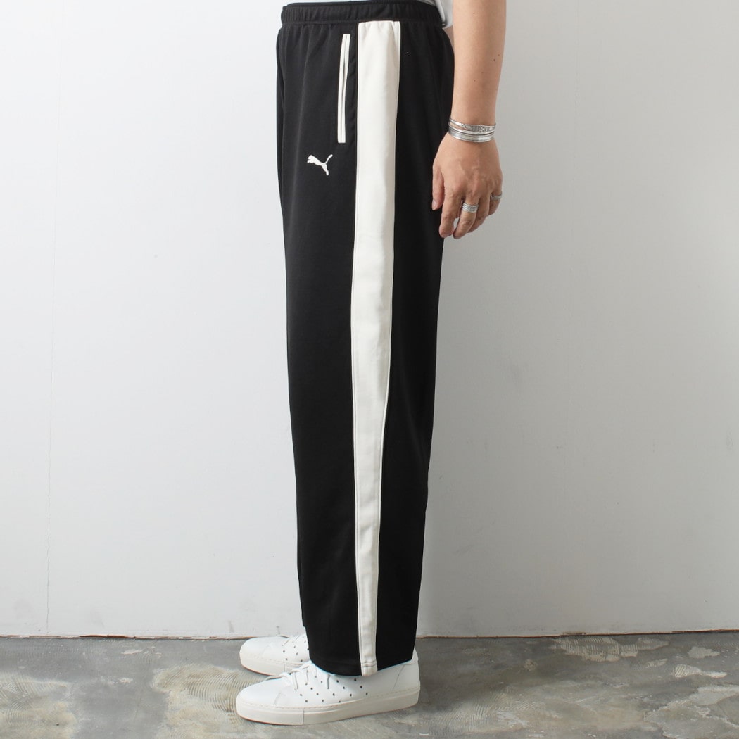 PUMA プーマ ユニセックス T7 トラックパンツ ジェンダーレス ジャパンモデル プーマブラック JP PUMA Black-Alpine Snow