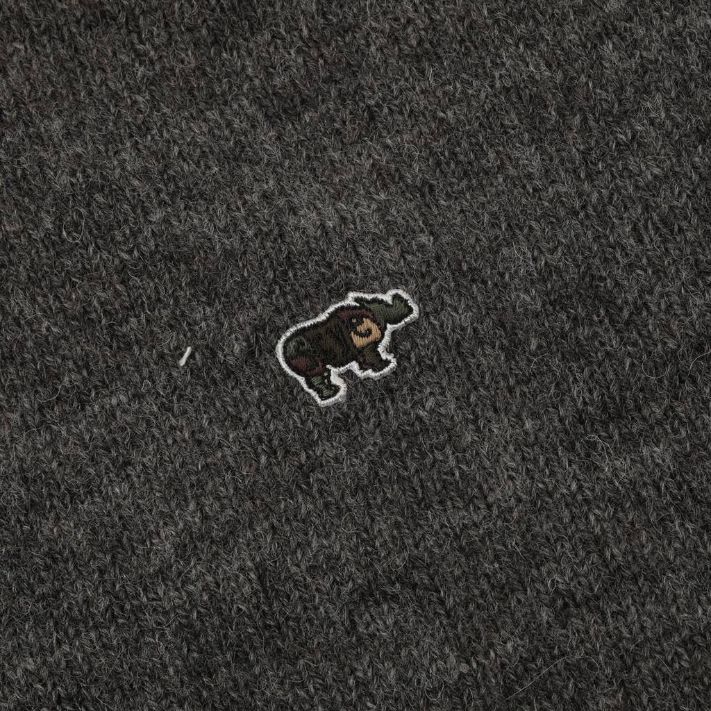 Scye - Scye BASICS シェットランドウール セーター トップグレー サイ Scye サイ セーター シェットランドウール クルーネック トップ