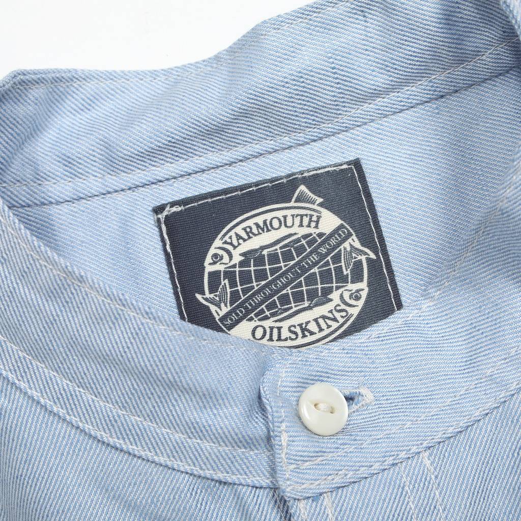 Yarmouth Oilskins ヤーマスオイルスキン YARMO ヤーモ プルオーバーシャツ The Admiralty Shirt ライトブルー
