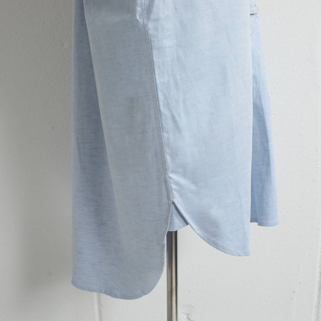 Yarmouth Oilskins ヤーマスオイルスキン YARMO ヤーモ プルオーバーシャツ The Admiralty Shirt ライトブルー