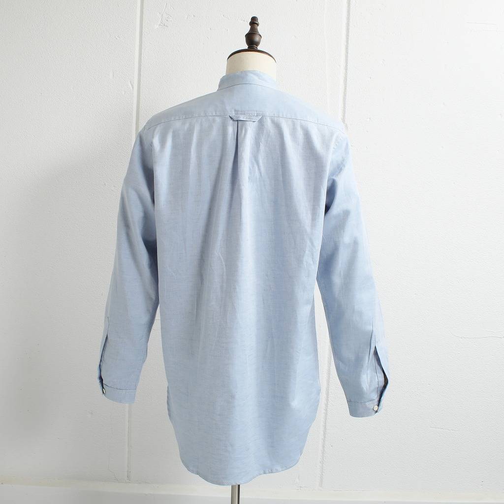 Yarmouth Oilskins ヤーマスオイルスキン YARMO ヤーモ プルオーバーシャツ The Admiralty Shirt ライトブルー