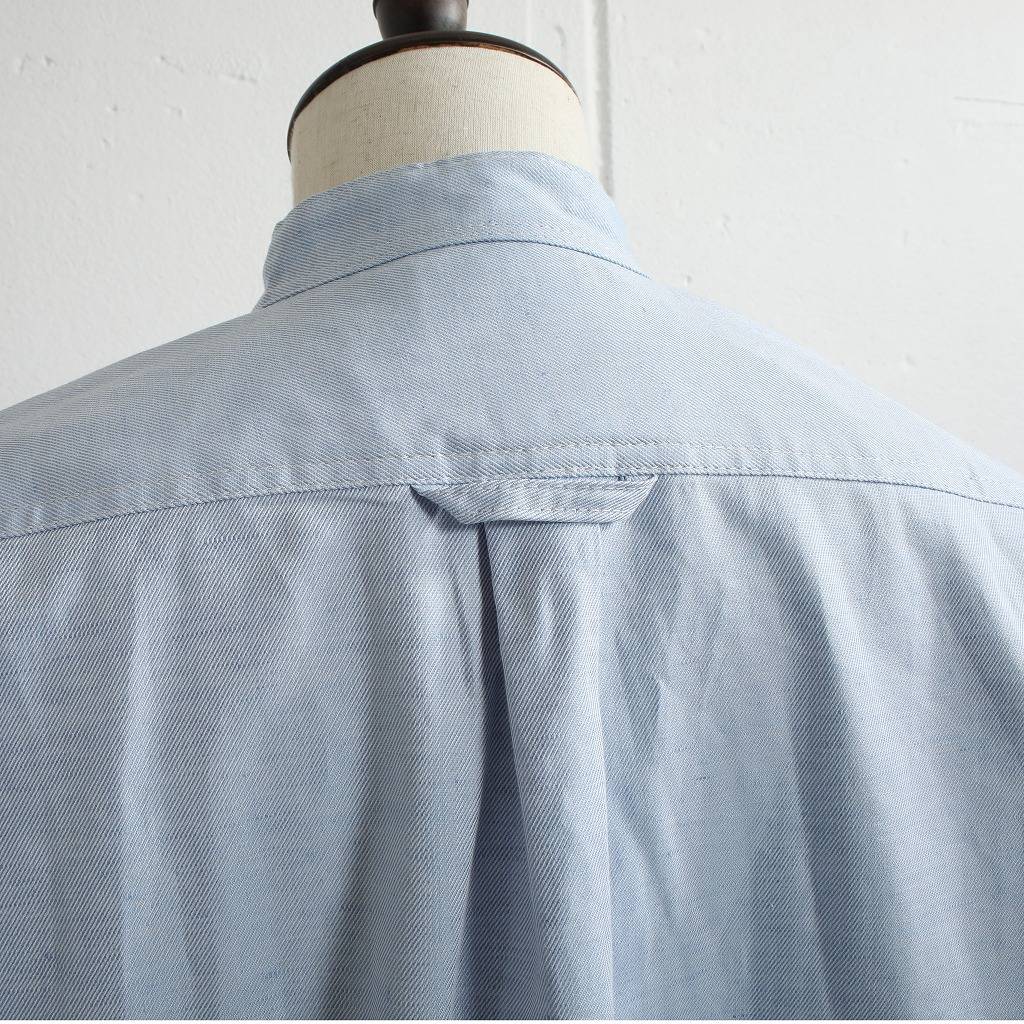 Yarmouth Oilskins ヤーマスオイルスキン YARMO ヤーモ プルオーバーシャツ The Admiralty Shirt ライトブルー