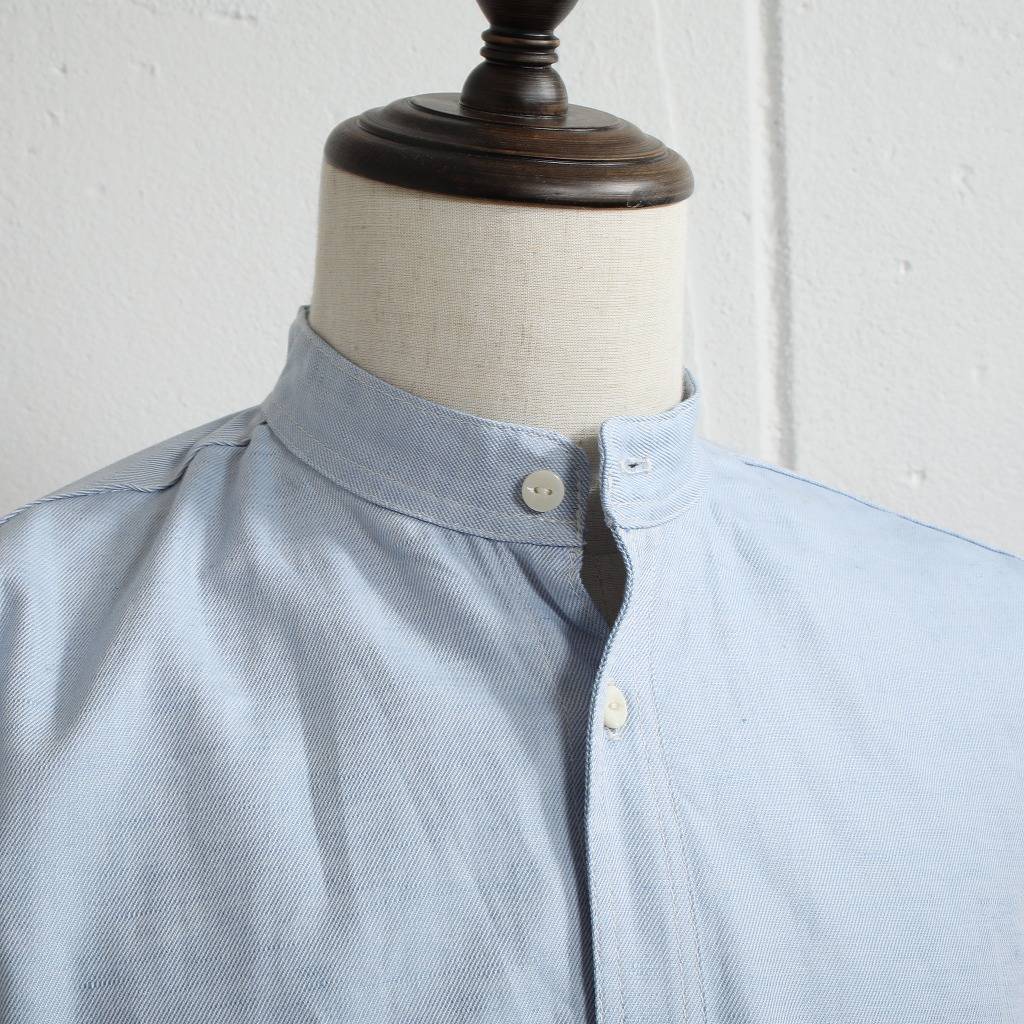 Yarmouth Oilskins ヤーマスオイルスキン YARMO ヤーモ プルオーバーシャツ The Admiralty Shirt ライトブルー