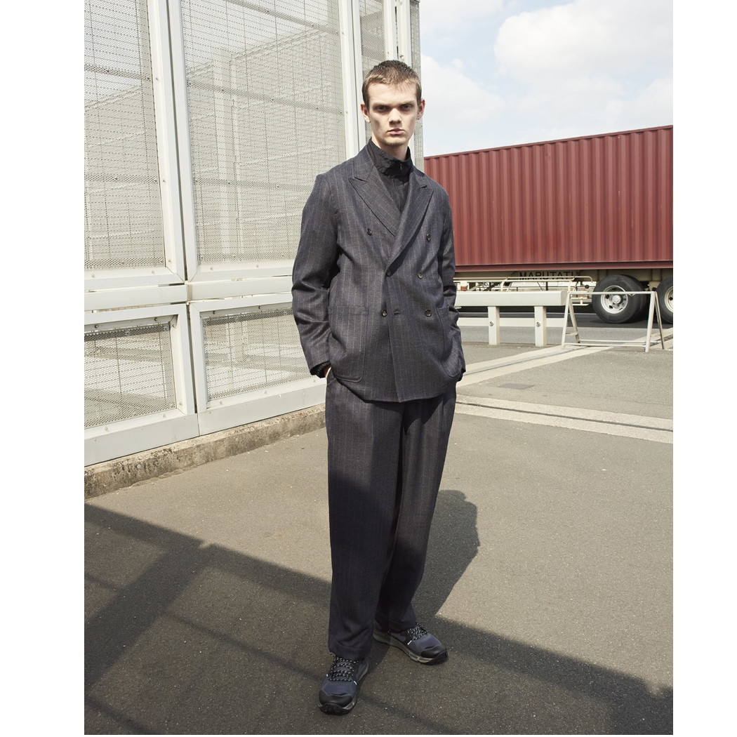 【緊急値下‼︎】marka：OFFICER PANTS 2TUCK WIDE Markaware 'Marka' Officer Pants 2-Tuck Wide Khaki