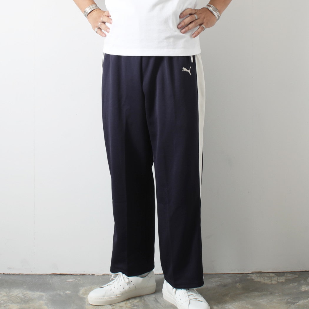 PUMA プーマ ユニセックス T7 トラックパンツ ジェンダーレス ジャパンモデル ネイビー JP New Navy